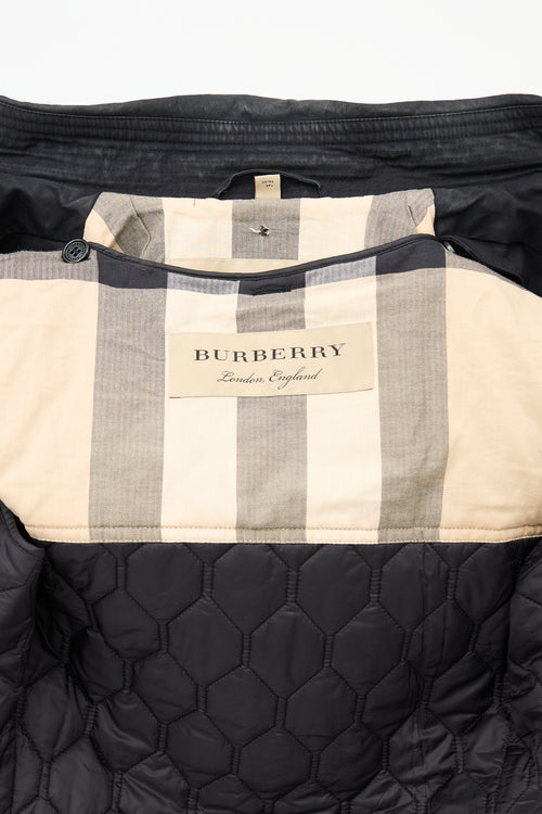 Burberry Puffer Lined Trench Coat