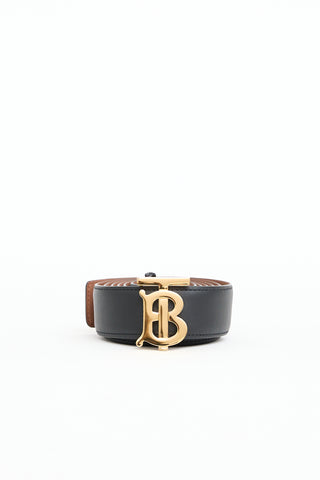 Burberry TB Leather Belt