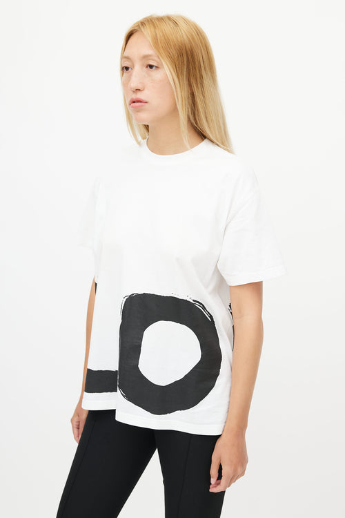 Burberry White 
Black Love T-Shirt