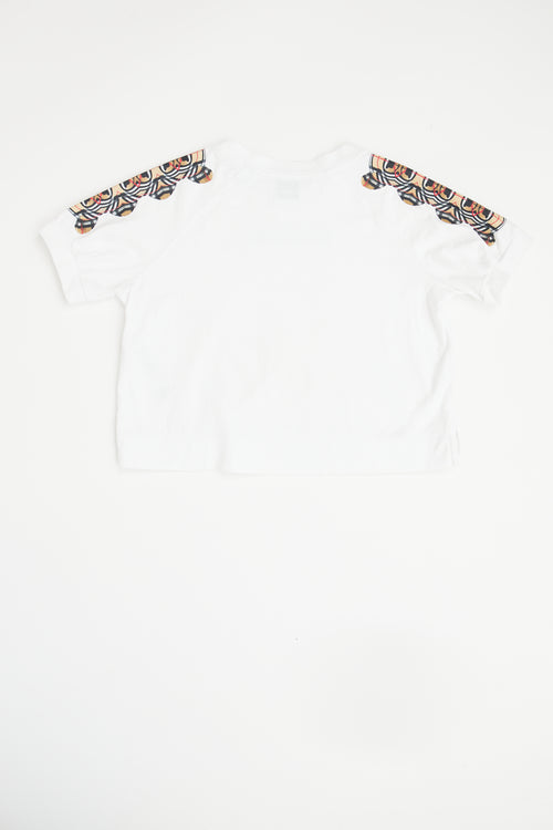 Burberry White Thomas Bear T-shirt