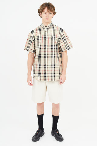 Burberry x Gosha Rubchinskiy Beige Check Shirt