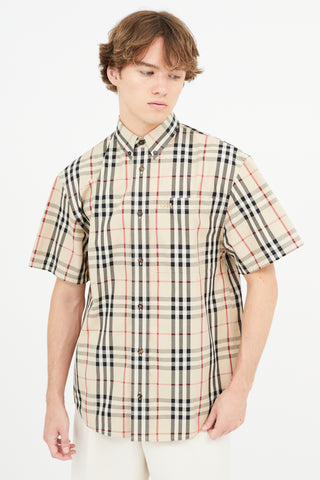 Burberry x Gosha Rubchinskiy Beige Check Shirt