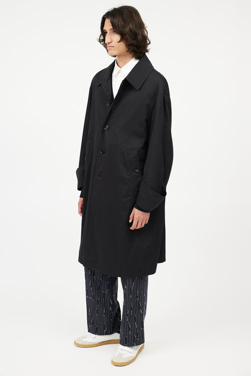 Burberry XO Barneys Black Trench Coat