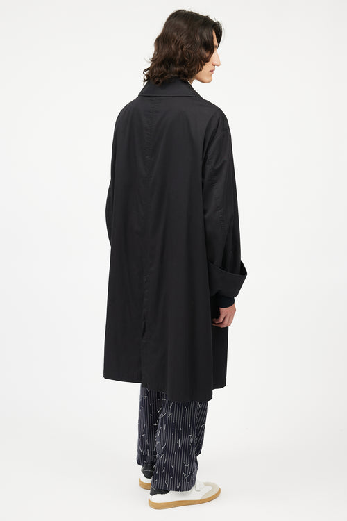 Burberry XO Barneys Black Trench Coat