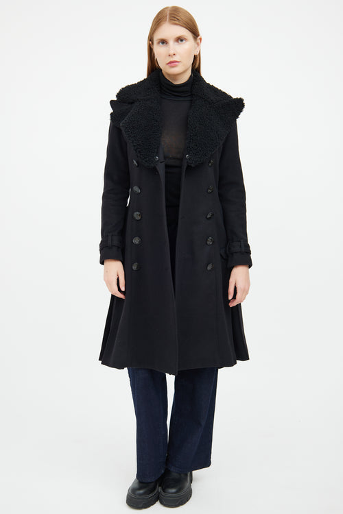 Wool Double Breasted Coat