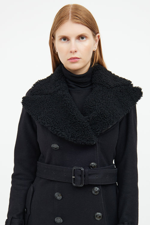 Wool Double Breasted Coat