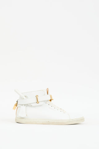 Buscemi White Leather 100MM Sneaker