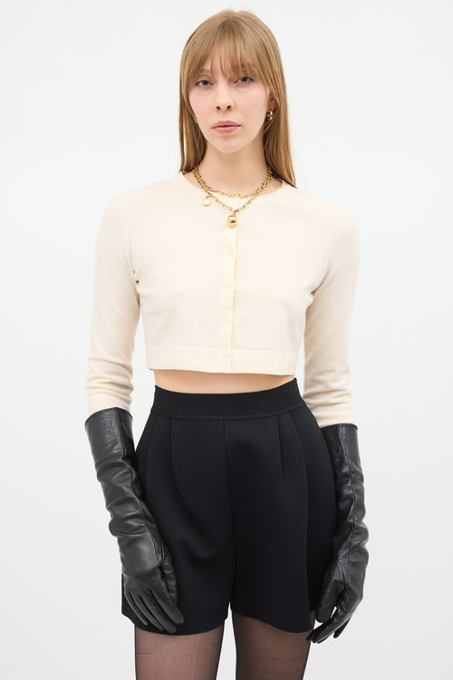 By Malene Birger Black Leather Gemi Gloves