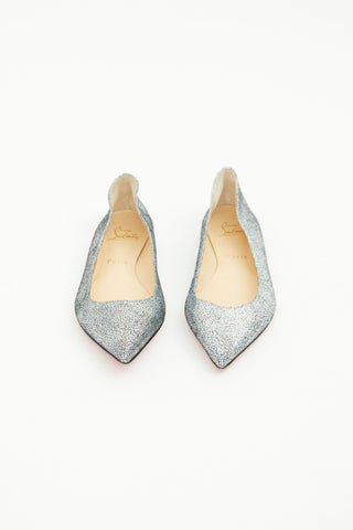 Christian Louboutin Iridescent Ballalla  Flat