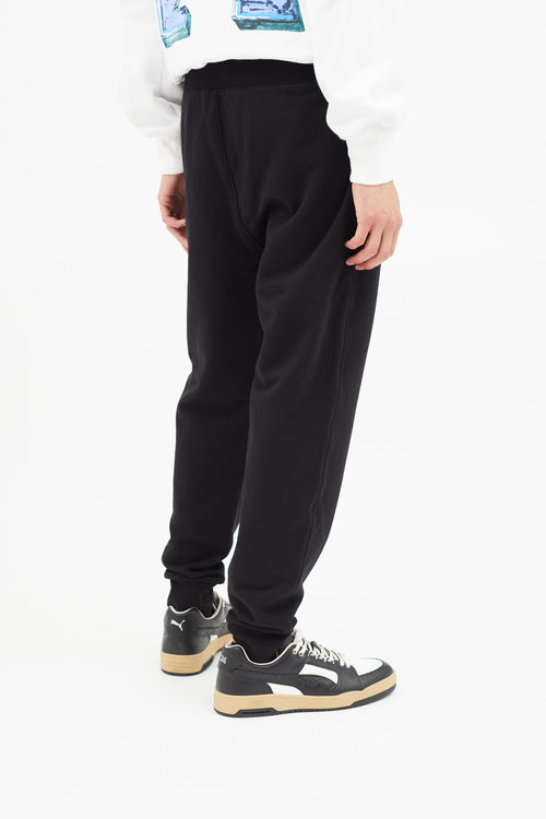 C.P. Company Black Sweat Cargo Pant