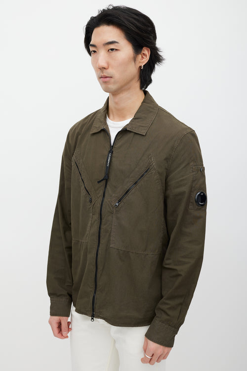 C.P. Company Brown 
Black Ripstop Jacket