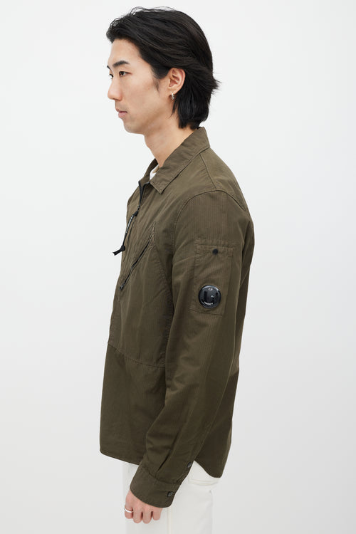 C.P. Company Brown 
Black Ripstop Jacket