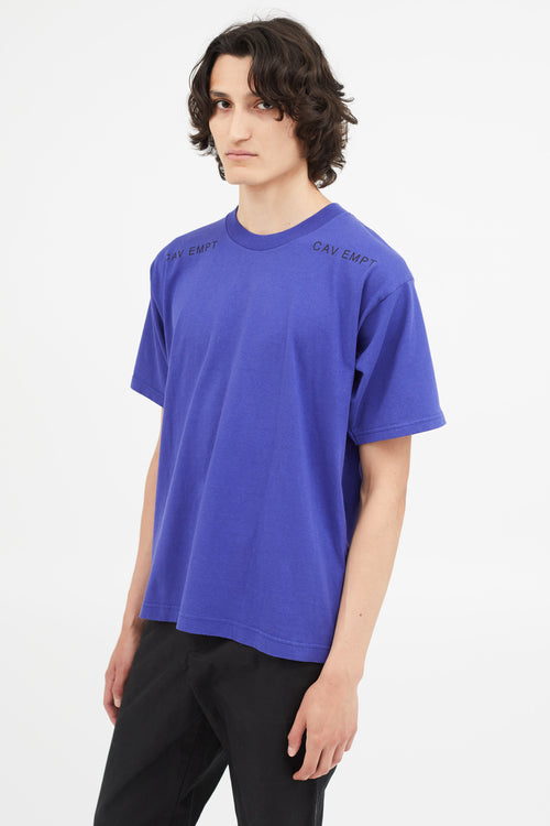 CAV EMPT Purple Graphic T-Shirt