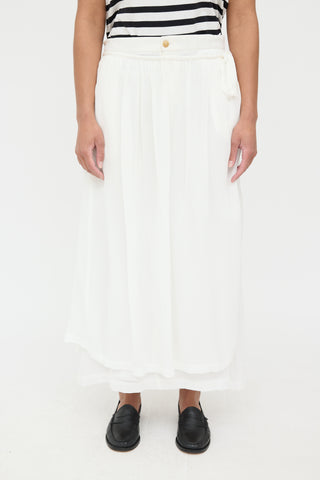 2012 Layered Sheer Wrap Skirt