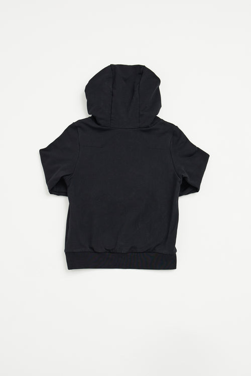 Dior Black Terry Logo Hoodie