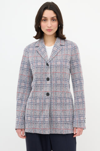 Celine Plaid Jacket