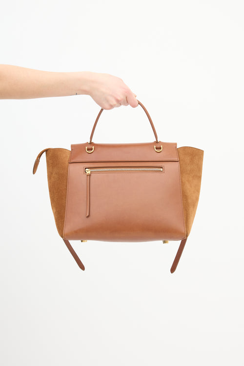 Celine Brown Suede Mini Belt Bag