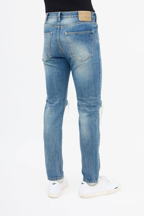 Celine Medium Wash Distressed SL003 Jeans