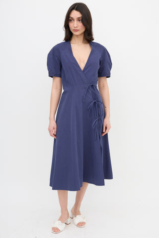 Ciao Lucia Poplin Wrap Dress