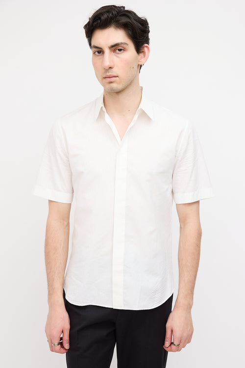 Dior White Oblique Monogram Shirt