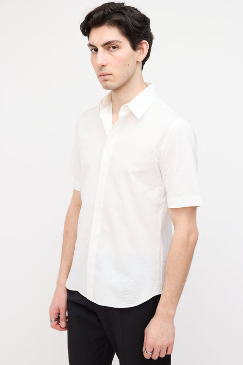 Dior White Oblique Monogram Shirt