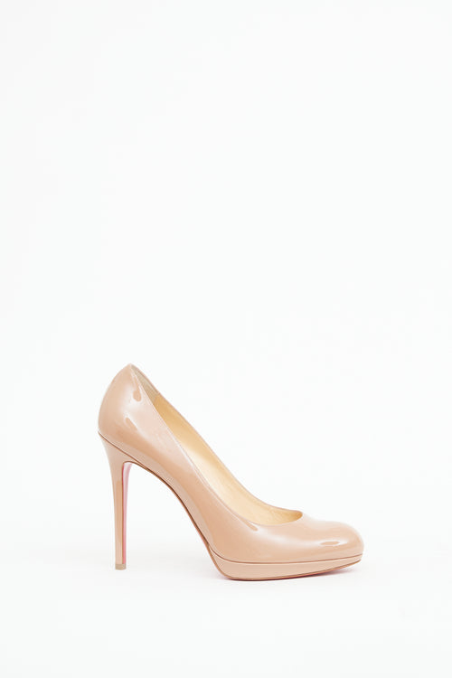 Christian Louboutin Nude New Simple Pump