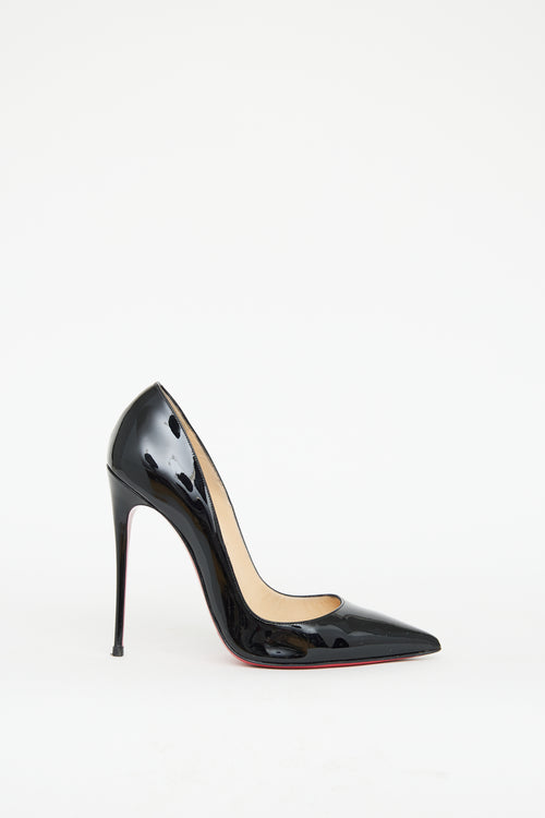 Christian Louboutin Black Patent So Kate Pump