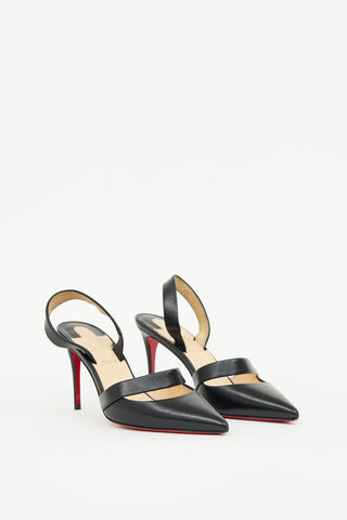 Christian Louboutin Black Actina 85 Pump