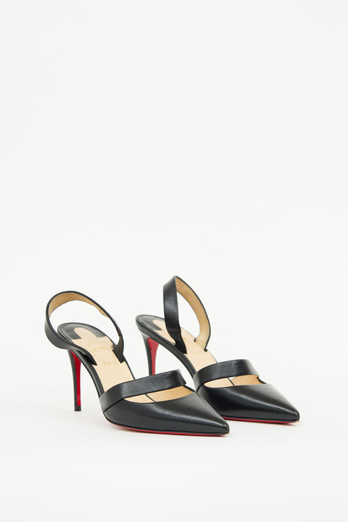 Christian Louboutin Black Actina 85 Pump