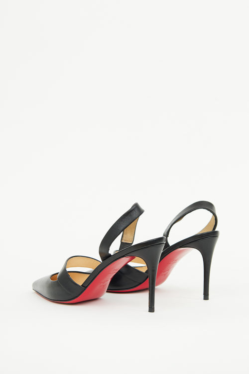 Christian Louboutin Black Actina 85 Pump