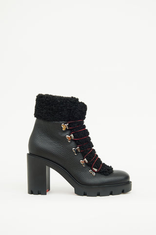 Christian Louboutin Black Edelvizer High Heel Boot