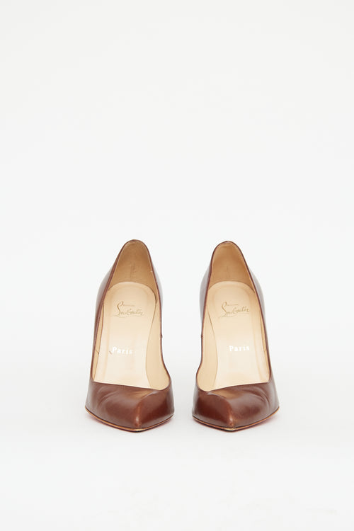 Christian Louboutin Brown Leather Pump