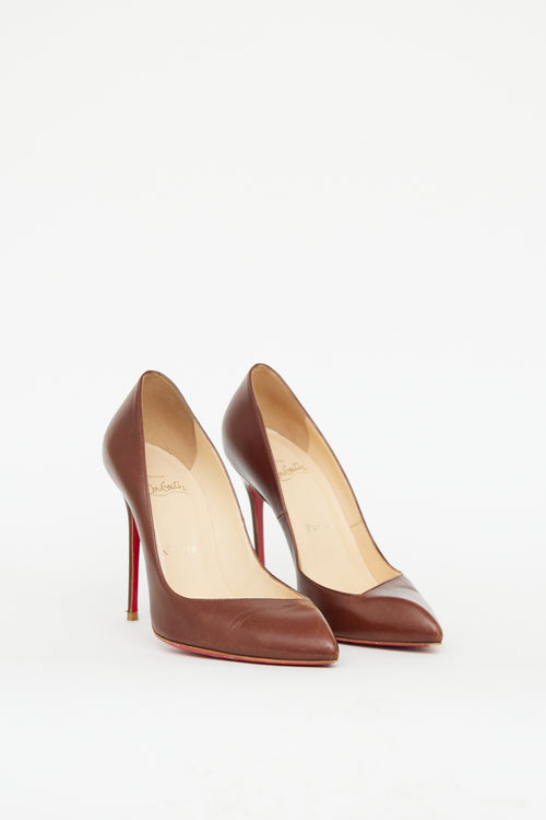 Christian Louboutin Brown Leather Pump