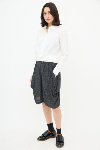 Comme des Garçons Mid Length Chevron Shorts