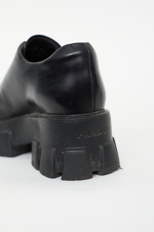 Black Monolith Chunky Platform Loafer