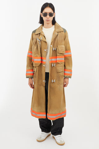 Calvin Klein 205W39NYC Beige 
Multicolour Reflective Firefighter Jacket