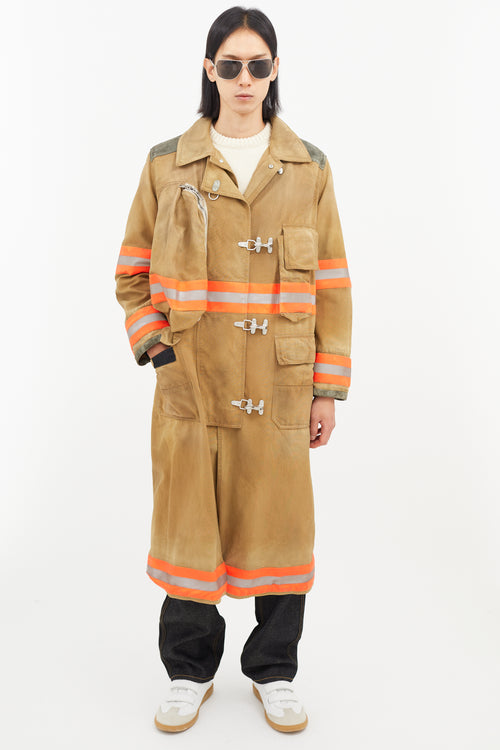 Calvin Klein 205W39NYC Beige 
Multicolour Reflective Firefighter Jacket