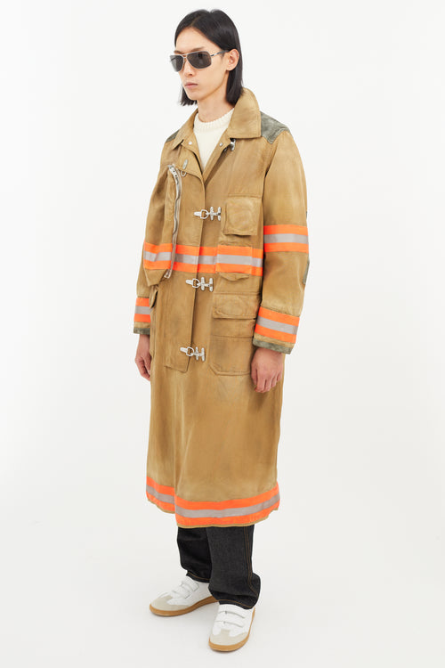 Calvin Klein 205W39NYC Beige 
Multicolour Reflective Firefighter Jacket