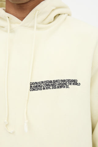 Calvin Klein 205W39NYC Embroidered Logo Hoodie