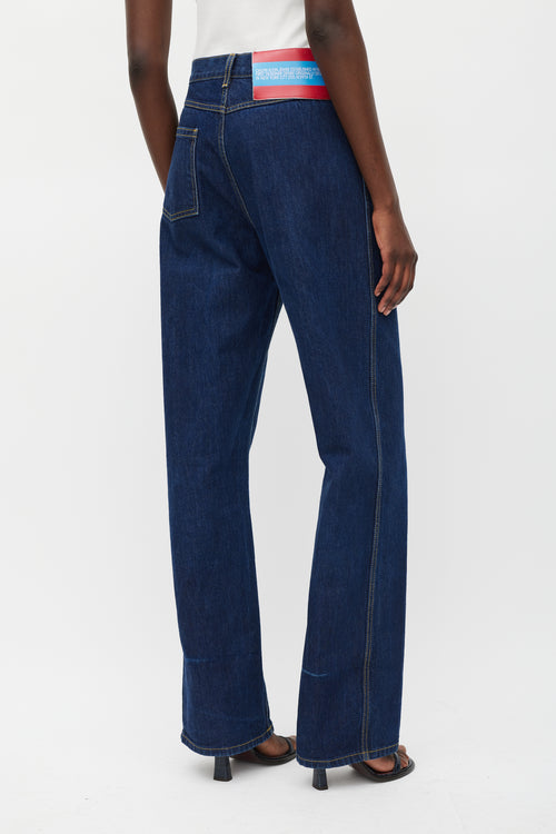 Calvin Klein 205W39NYC Navy Straight Leg Jeans