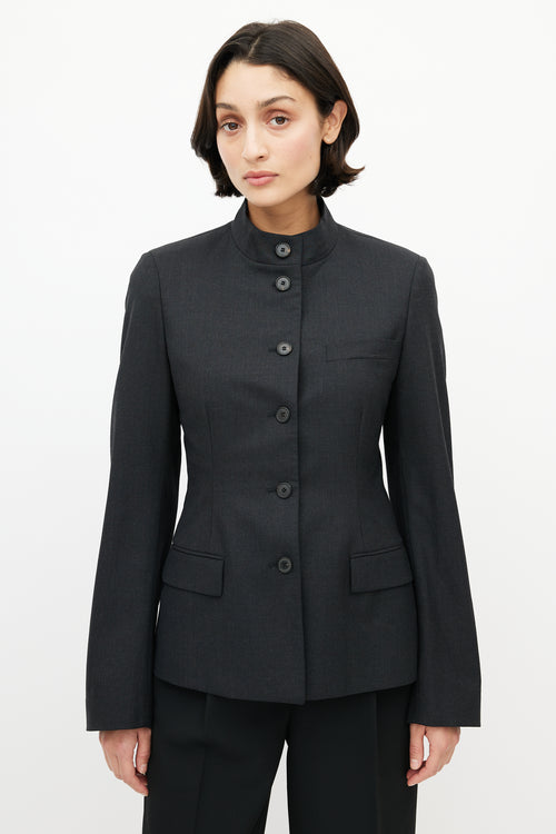 Calvin Klein Black Wool Jacket