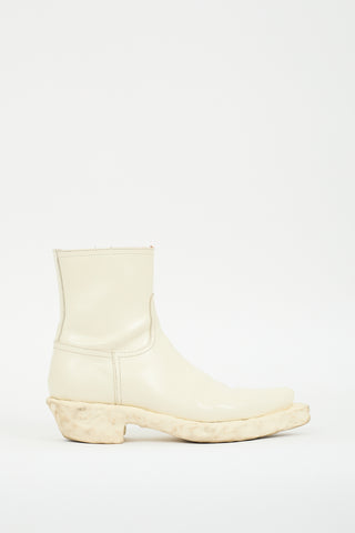 Camper Lab White Patent Venga Boot