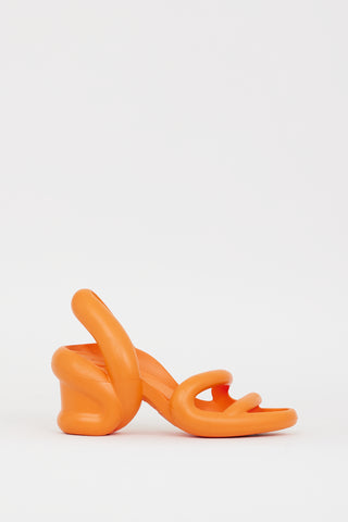 Camper Orange Kobarah Slingback Heel