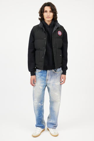 Canada Goose Black Down Freestyle Crew Vest