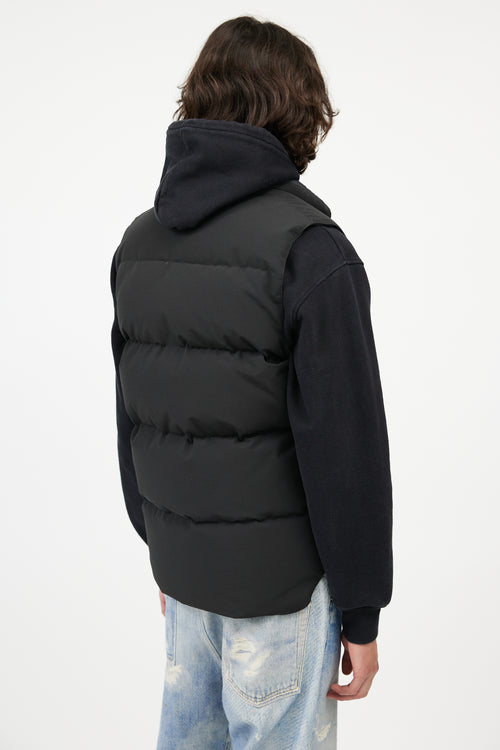 Canada Goose Black Down Freestyle Crew Vest