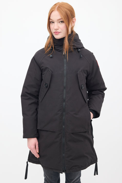 Canada Goose Black Down Olympia Parka