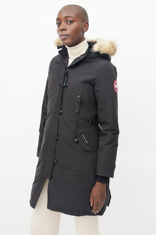 Canada Goose Black Fur Hood Kensington Parka