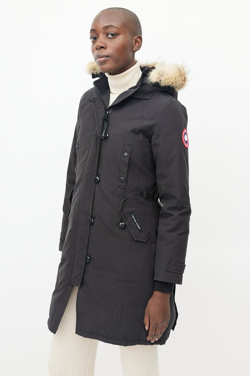 Canada Goose Black Fur Hood Kensington Parka