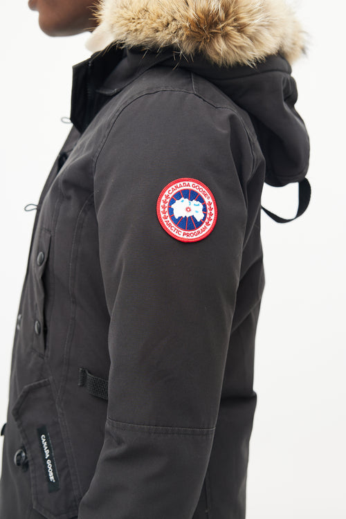 Canada Goose Black Fur Hood Kensington Parka