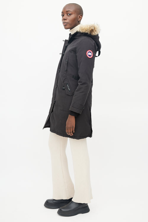 Canada Goose Black Fur Hood Kensington Parka